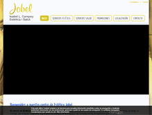 Tablet Screenshot of esteticajobel.com